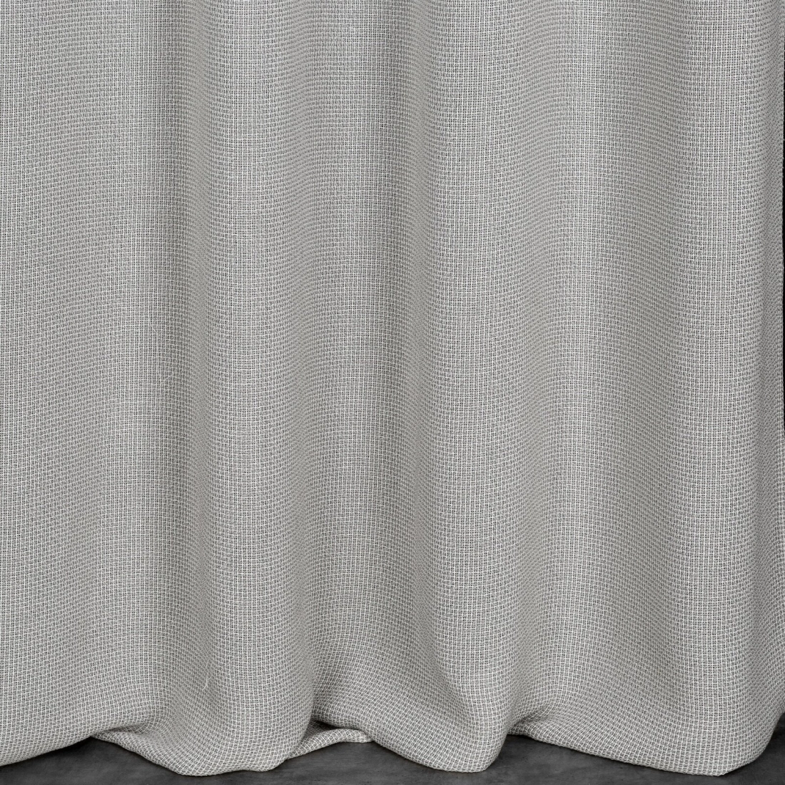 Záves 140x250 cm polyester sivý na kovové krúžky CINDY