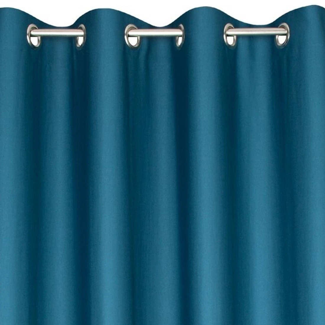 Záves 140x250 cm polyester tmavomodrý na kovové krúžky MOROCCO TERRA COLLECTION