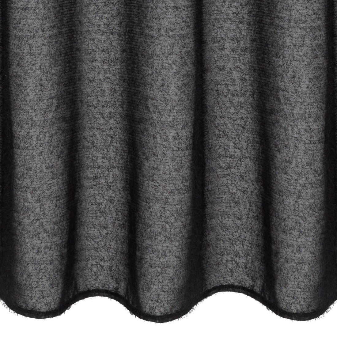 Záves 140x250 cm polyesterový čierny na kovové krúžky AGIS