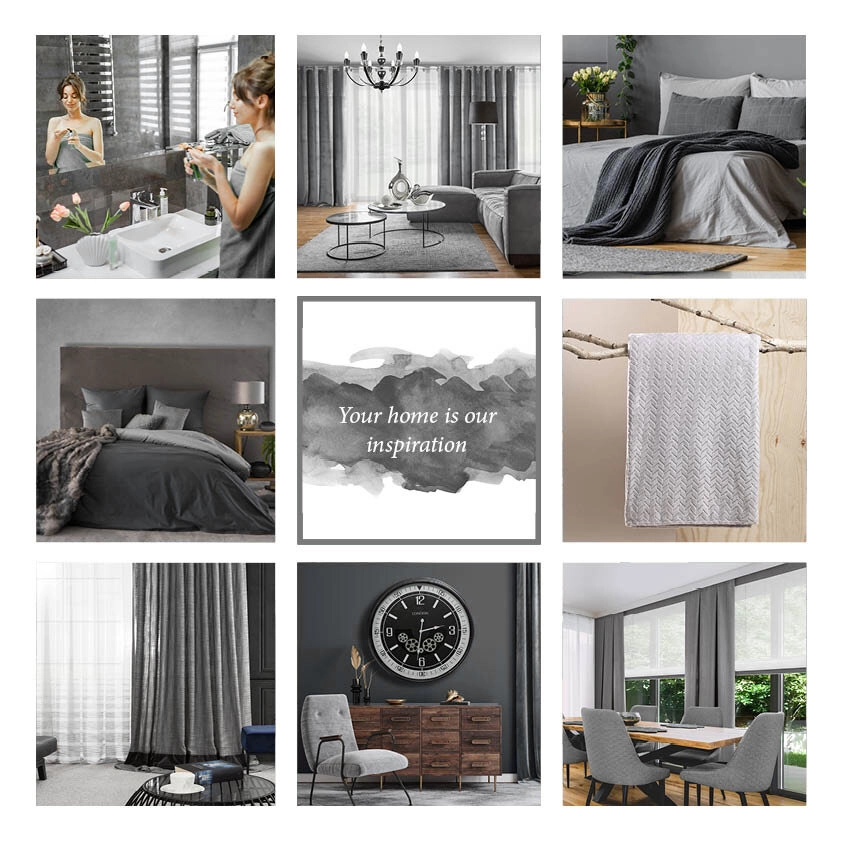 Záves 140x250 cm polyesterový strieborný na kovové krúžky BLANKA