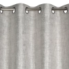 Záves 140x250 cm polyesterový strieborný na kovové krúžky BLANKA