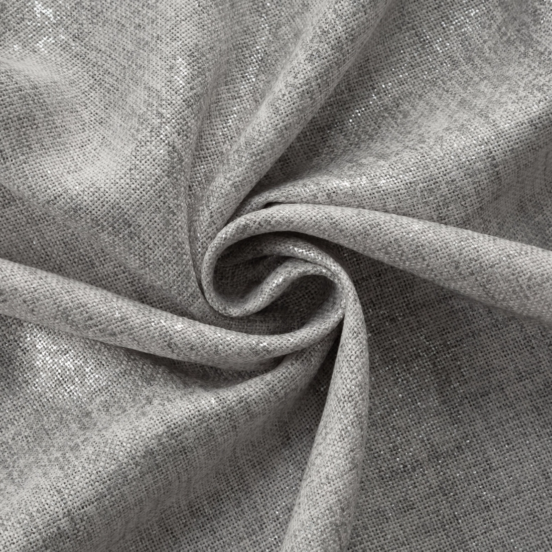 Záves 140x250 cm polyesterový strieborný na kovové krúžky BLANKA