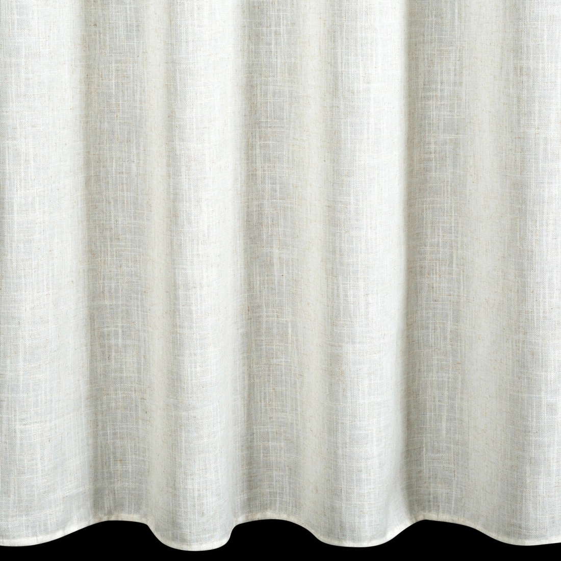 Záves 140x250 cm prírodný na kovové krúžky ELINA