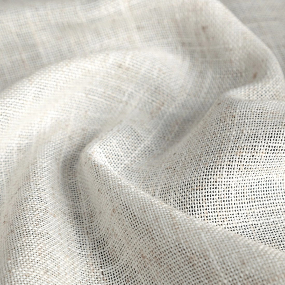 Záves 140x250 cm prírodný na kovové krúžky ELINA