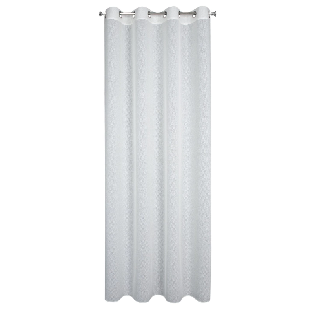 Záves 140x250 cm prírodný na kovové krúžky KENDAL