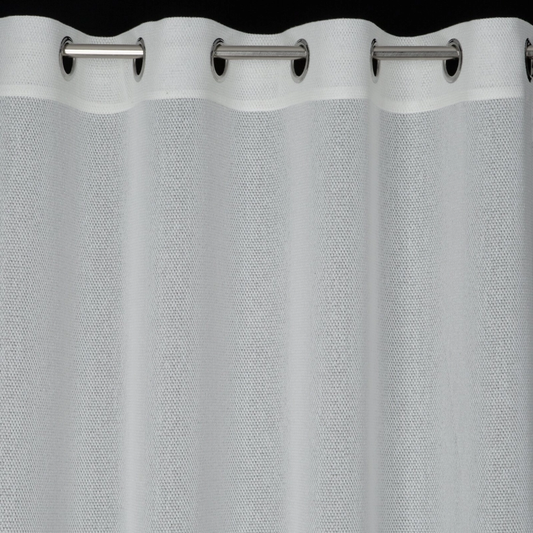 Záves 140x250 cm prírodný na kovové krúžky KENDAL