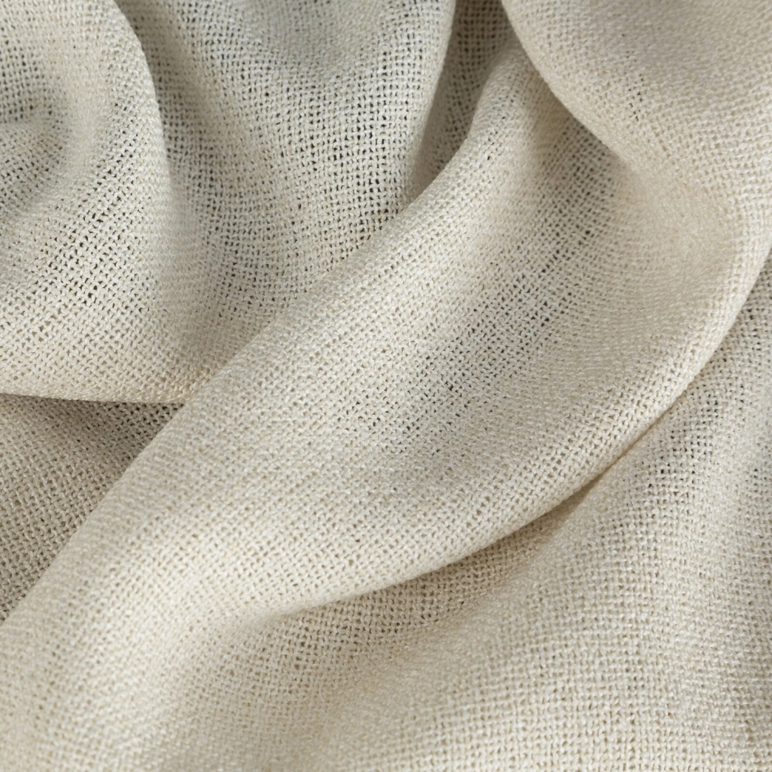 Záves 140x250 cm prírodný na kovové krúžky LIDIA