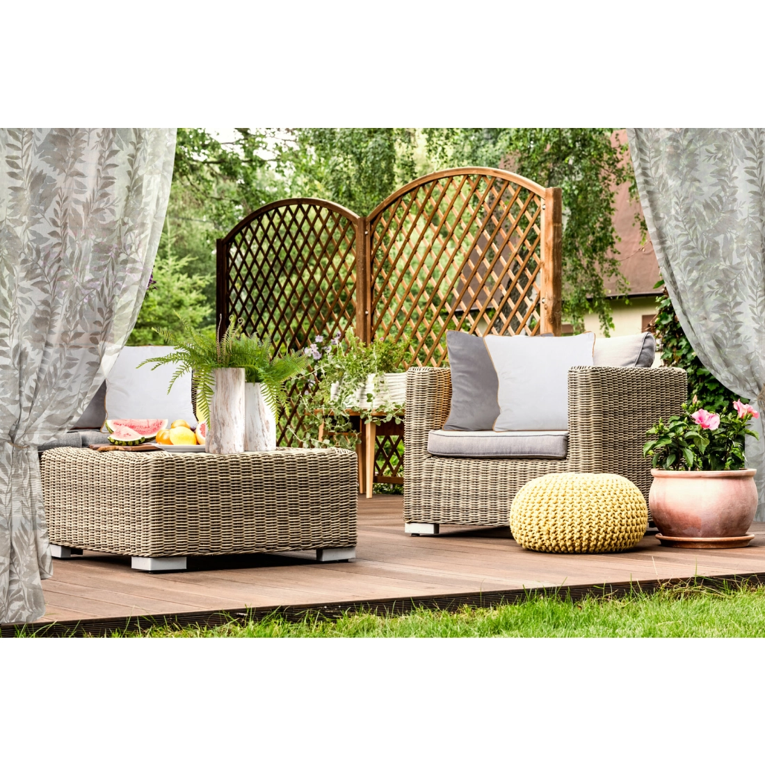 Záves 140x250 cm prírodný oceľový na kovové krúžky HARIET