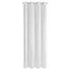 Záves 140x250 cm šifónový biely na kovové krúžky ROSES Eva Minge