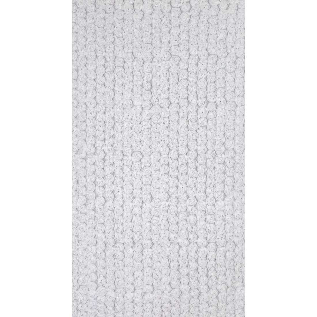 Záves 140x250 cm šifónový biely na kovové krúžky ROSES Eva Minge