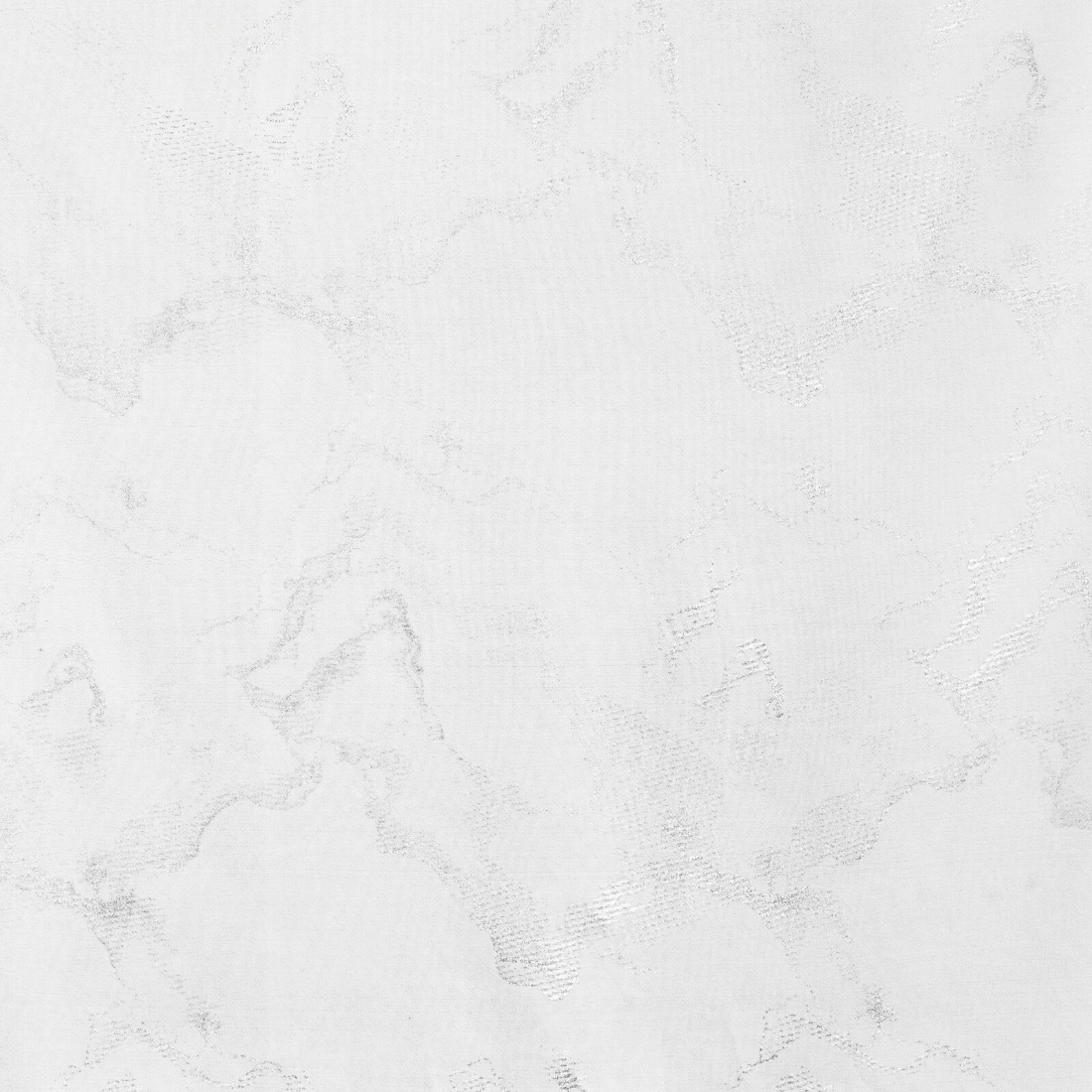 Závěs 140x250 cm šifonový bílý stříbřitý na kovové kroužky EMILI