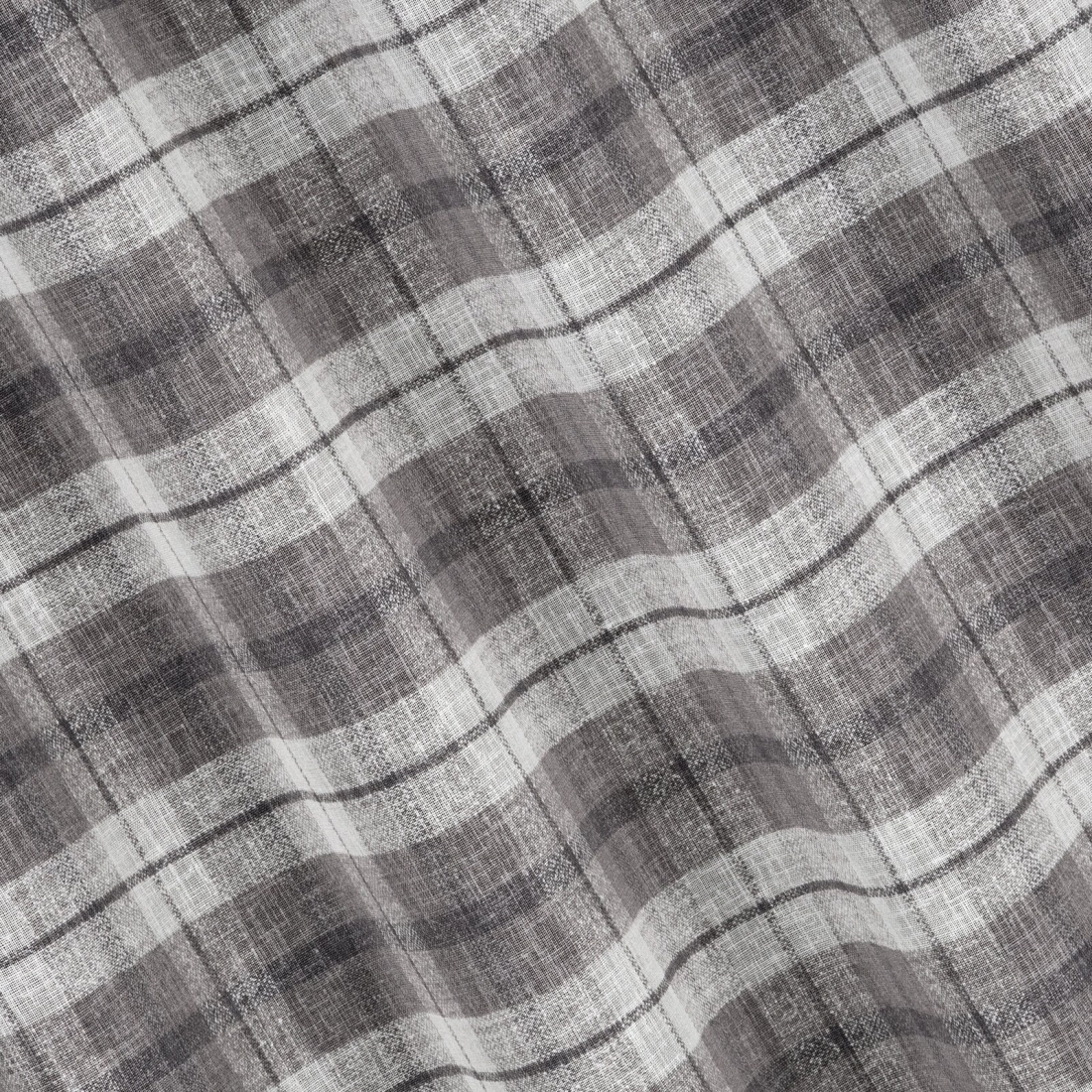 Záves 140x250 cm sivý, biely na kovové krúžky KELLI