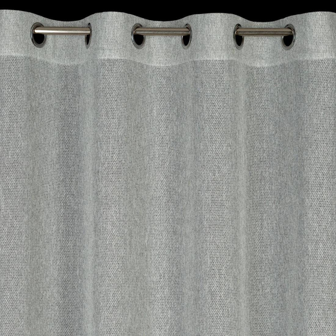 Záves 140x250 cm sivý na kovové krúžky KENDAL