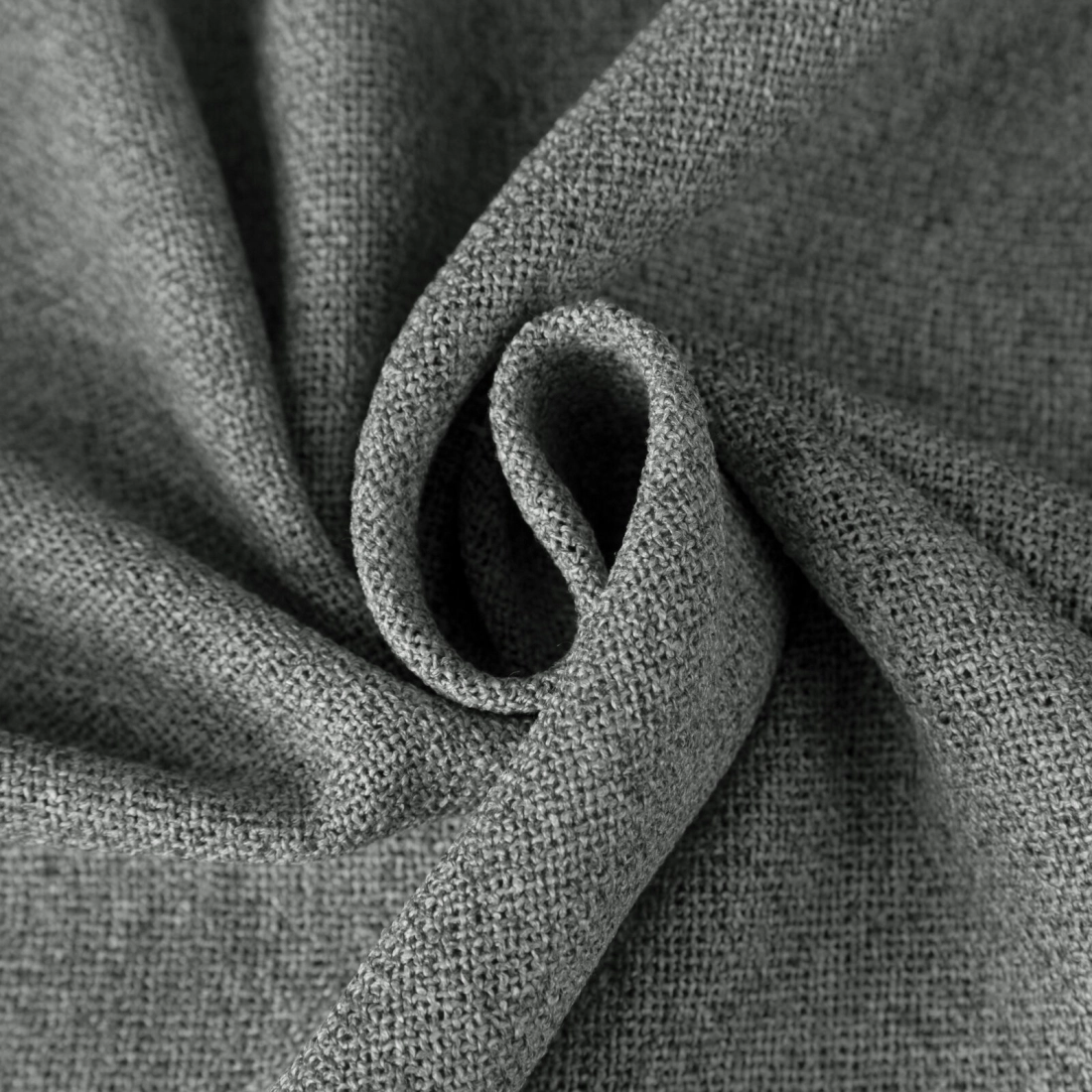 Záves 140x250 cm sivý na kovové krúžky LIDIA