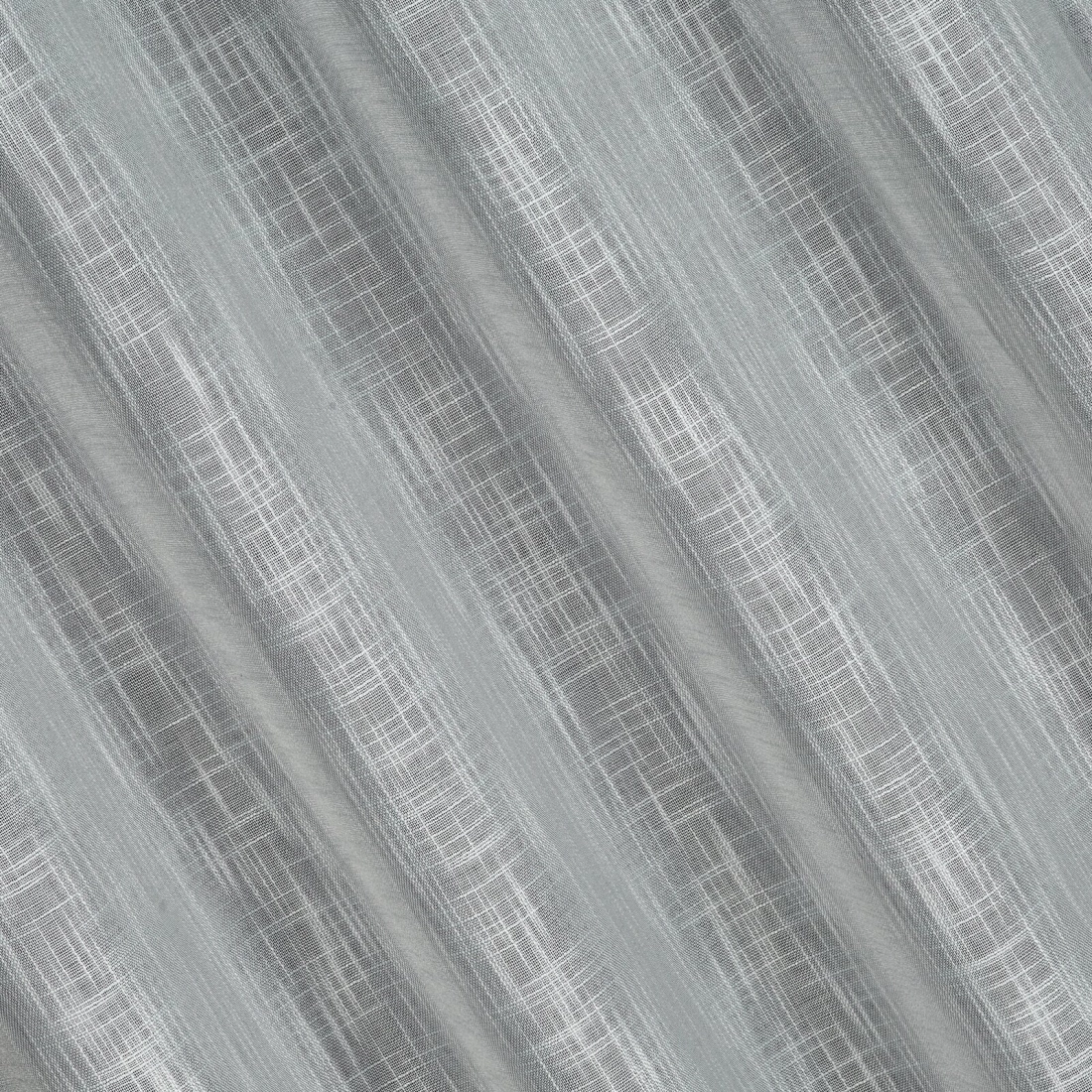 Závěs 140 x 250 cm šedý na kovových kroužcích LIREN