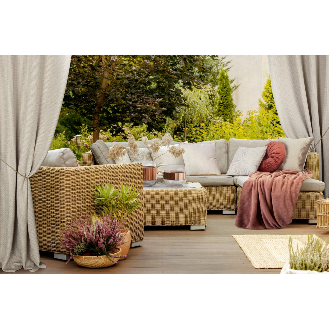 Záves 140x250 cm sivý na kovové krúžky MADISON