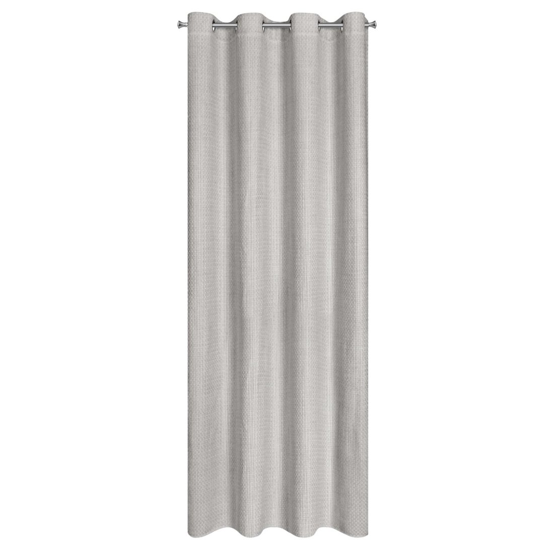 Záves 140x250 cm sivý na kovové krúžky MADISON