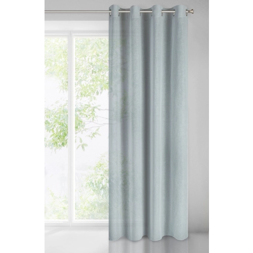 Záves 140x250 cm sivý na kovové krúžky PAOLA