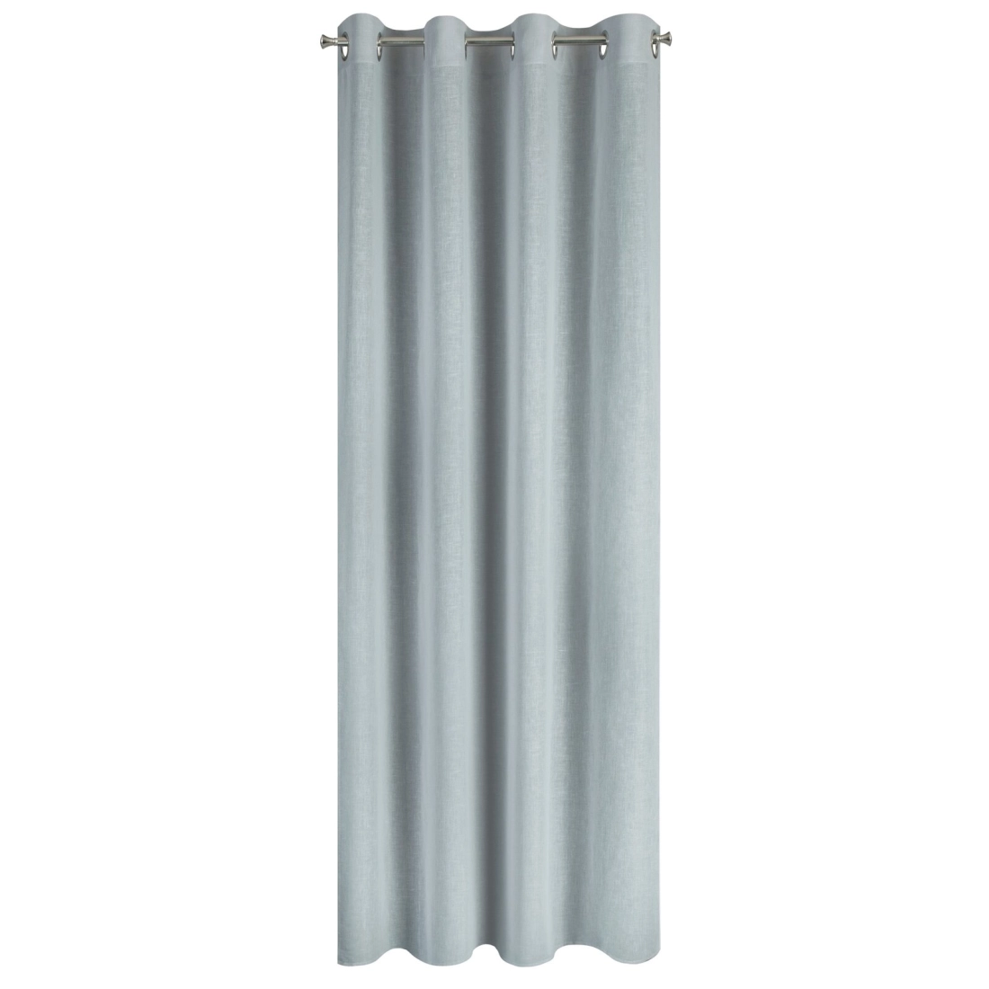 Záves 140x250 cm sivý na kovové krúžky PAOLA