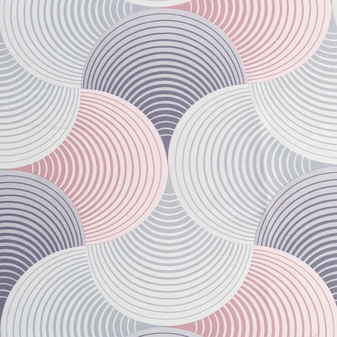 Záves 140x250 cm sivý, ružový na kovové krúžky ASETA