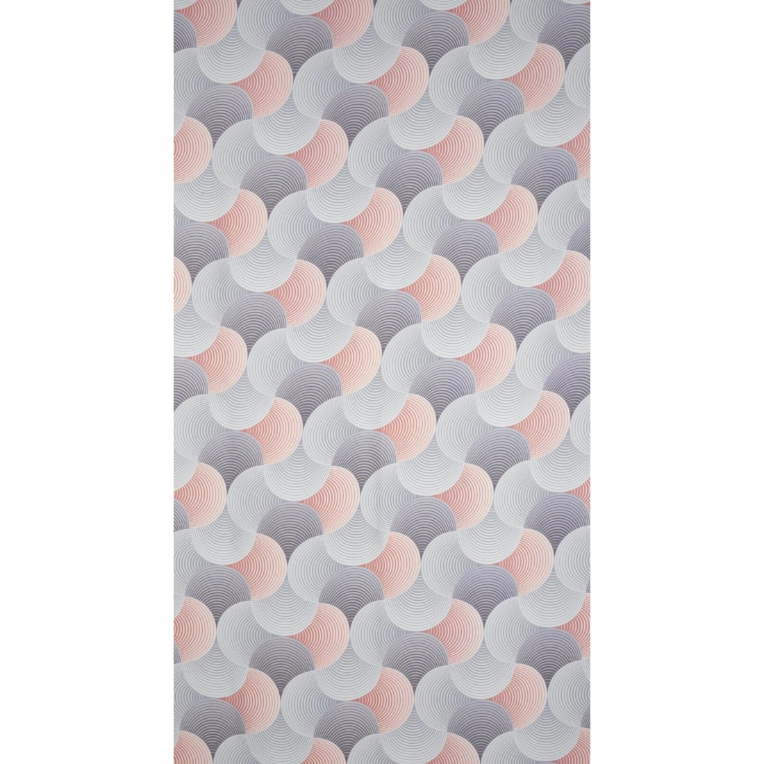 Záves 140x250 cm sivý, ružový na kovové krúžky ASETA