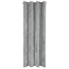 Záves 140x250 cm sivý s chenilovou štruktúrou na kovové krúžky NILO