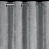 Záves 140x250 cm sivý s chenilovou štruktúrou na kovové krúžky NILO