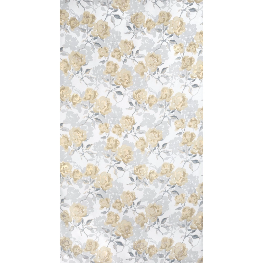 Záves 140x250 cm strieborno-horčicový zatemňovací na kovové krúžky INARI