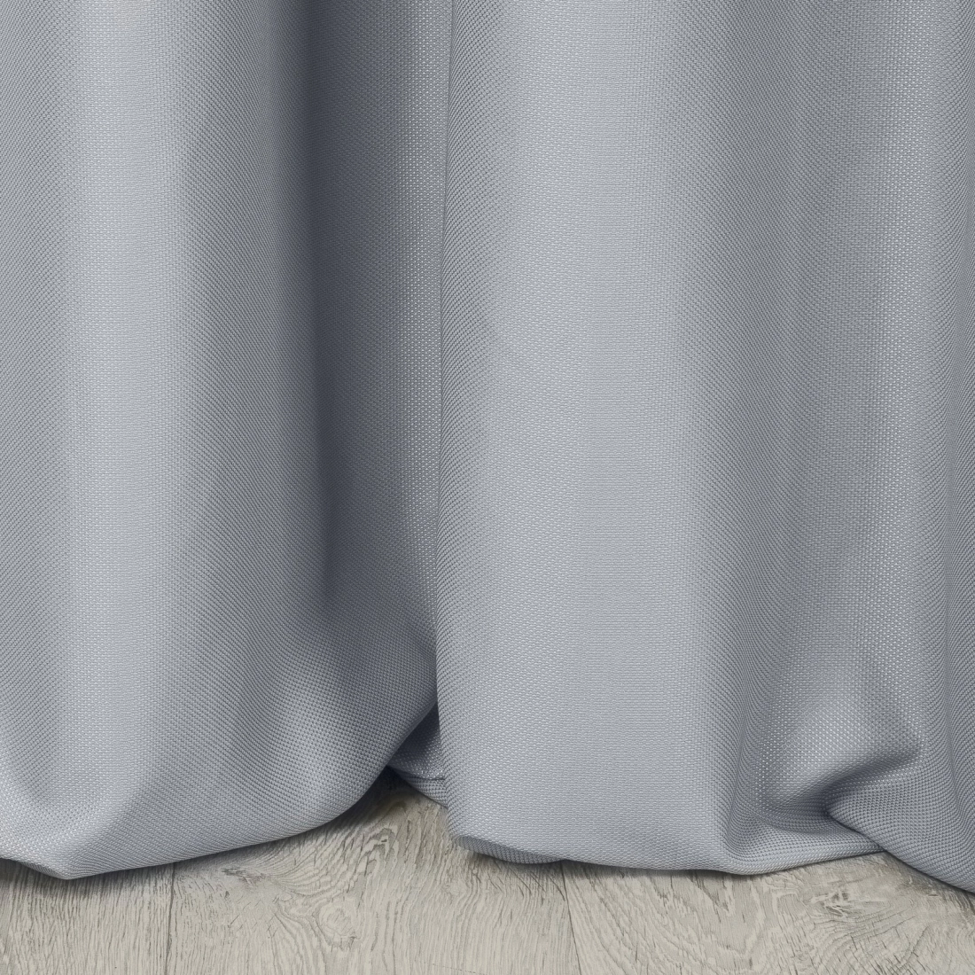 Záves 140x250 cm strieborný na kovové krúžky ESSME