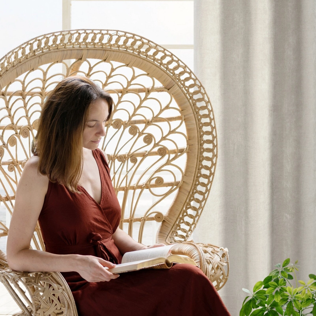 Závěs 140x250 cm světle béžový, žinylkový, na kovové kroužky NILO