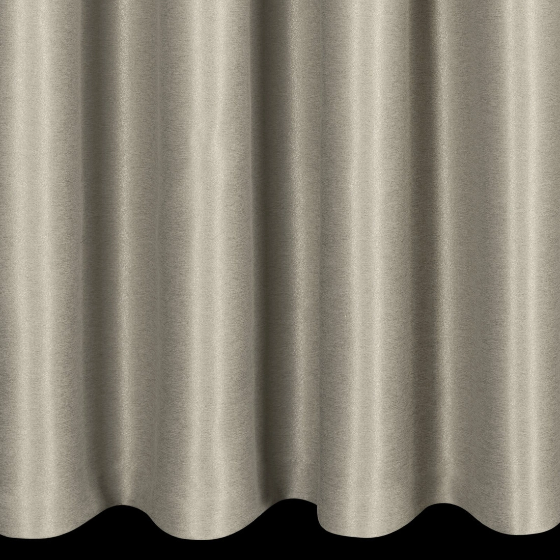 Závěs 140x250 cm tmavě béžový na kovové kroužky SELINA