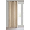 Záves 140x250 cm tmavobéžový, šampanský na kovové krúžky SEMI