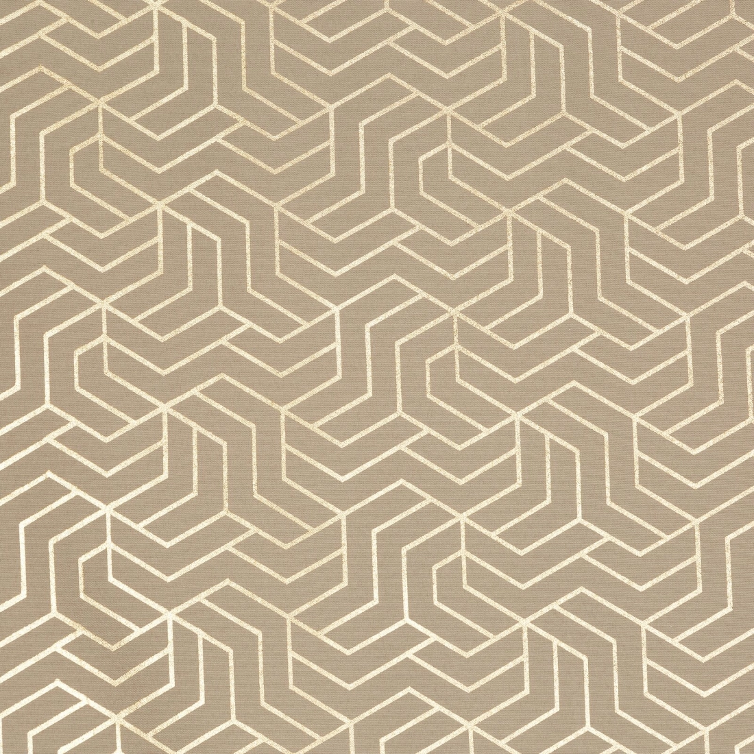 Záves 140x250 cm tmavobéžový, šampanský na kovové krúžky SEMI