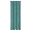 Zatemňovací závěs 140 × 250 cm, tyrkysový, na kovových kroužcích AMARO