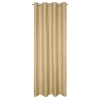 Záves 140x250 cm velúrový béžový na kovové krúžky ADA