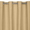 Záves 140x250 cm velúrový béžový na kovové krúžky ADA