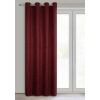 Velurová bordó záclona 140x250 cm na kovových kroužcích ADA