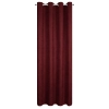 Velurová bordó záclona 140x250 cm na kovových kroužcích ADA