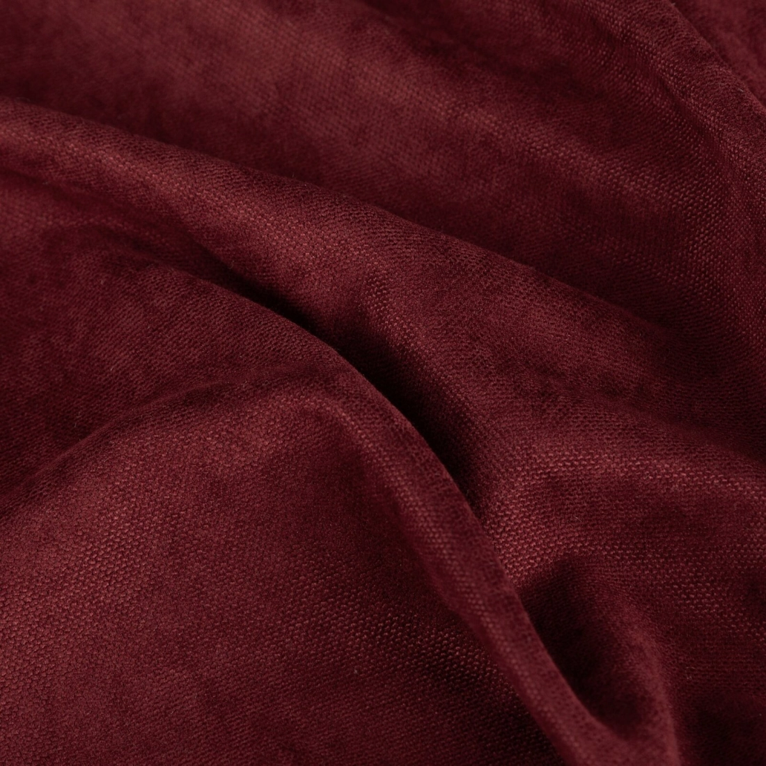 Velurová bordó záclona 140x250 cm na kovových kroužcích ADA