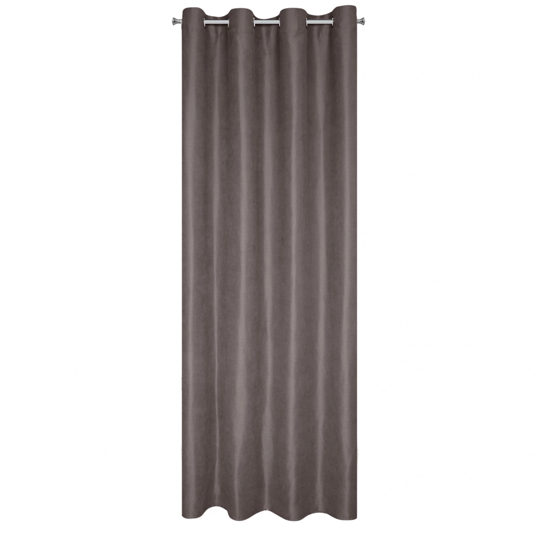 Záves 140x250 cm velúrový grafitový na kovové krúžky ADA