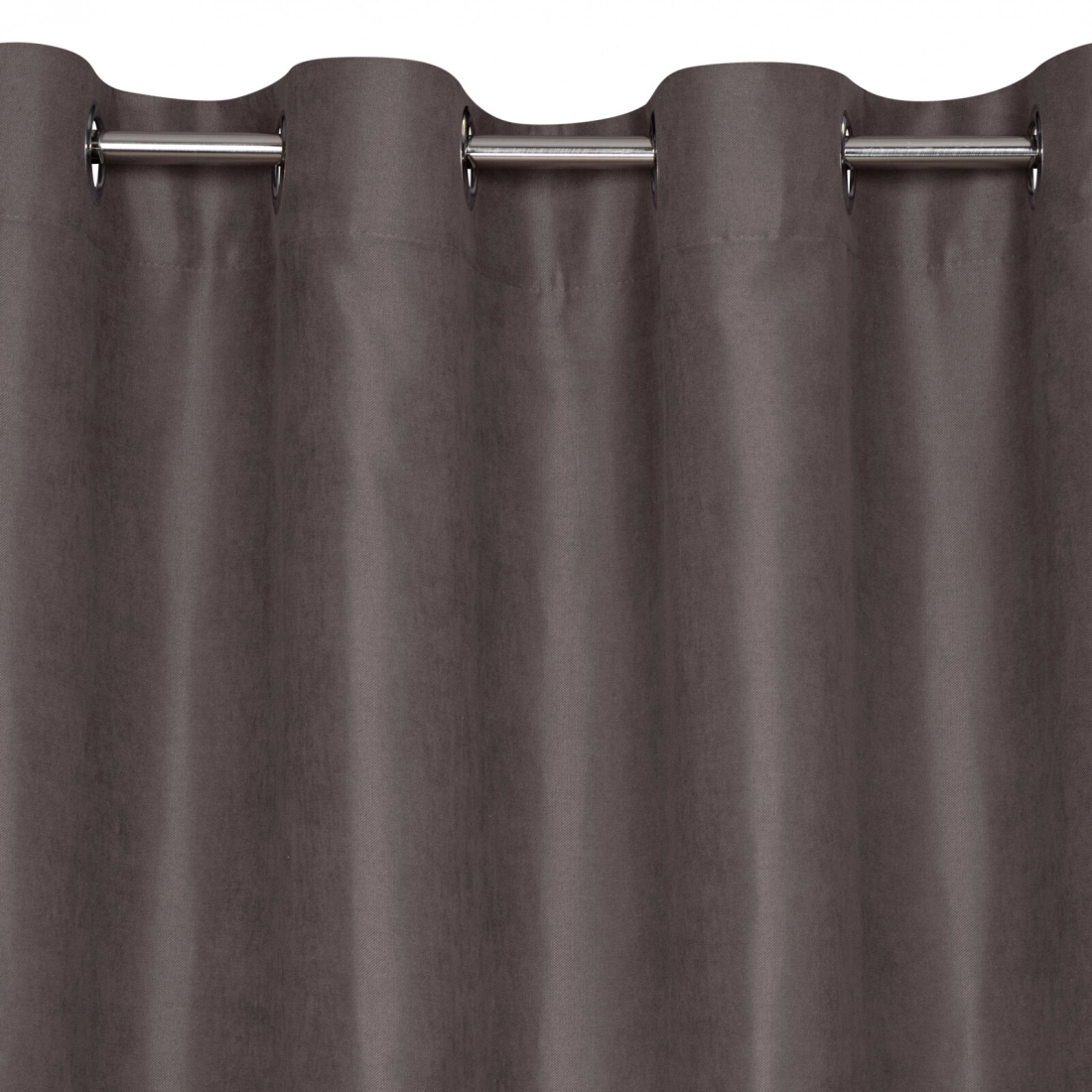 Záves 140x250 cm velúrový grafitový na kovové krúžky ADA