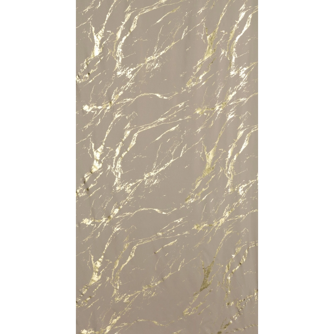 Záves 140x250 cm z mikrovlákna béžový zlatistý na kovové krúžky LANI