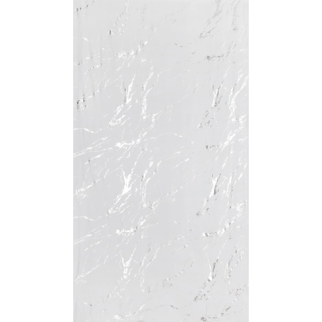 Záves 140x250 cm z mikrovlákna bielo-strieborný na kovové krúžky LANI