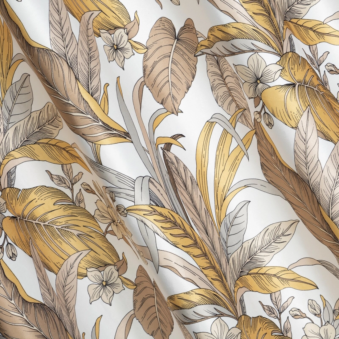 Záves 140x250 cm zamatový béžový, biely na kovové krúžky BARI - Design 91