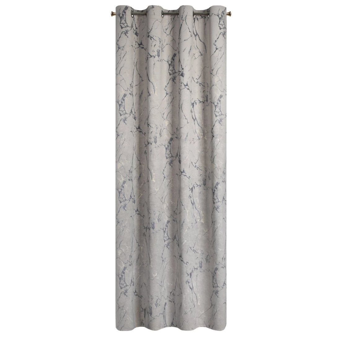 Záves 140x250 cm zamatový béžový grafitový na kovové krúžky WERA