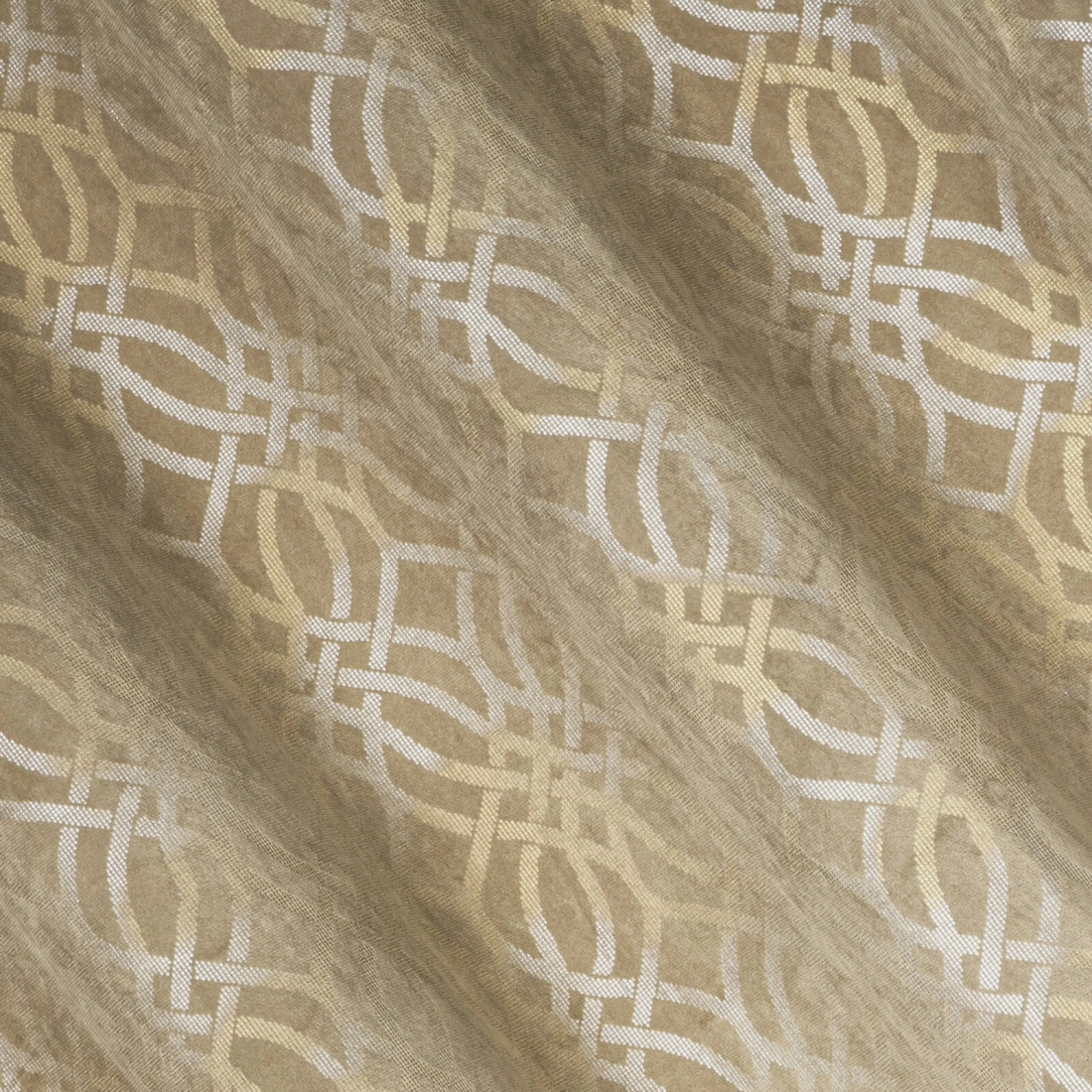 Záves 140x250 cm zamatový béžový na kovové krúžky ARETA