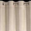 Záves 140x250 cm zamatový béžový na kovové krúžky CARLI