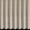 Záves 140x250 cm zamatový béžový na kovové krúžky MELANIE