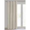 Záves 140x250 cm zamatový béžový na kovové krúžky NITA