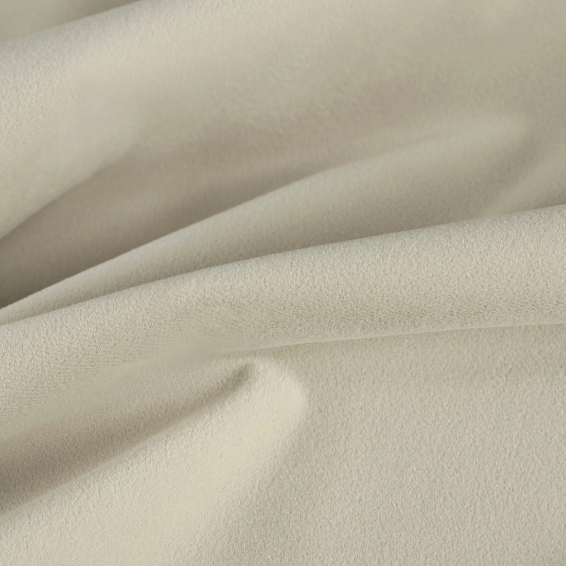 Záves 140x250 cm zamatový béžový na kovové krúžky NITA